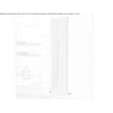 Vertical plate radiator made of carbon steel Birgi