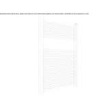 Steel towel warmer for hot water Favara