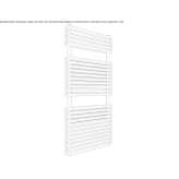 Steel towel warmer for hot water Varzi