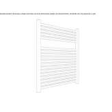 Steel towel warmer for hot water Puracic