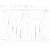 Decorative wall radiator made of powder-coated steel Epitalio