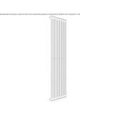 Steel towel warmer for hot water Tenniken