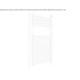 Steel towel warmer for hot water Favara