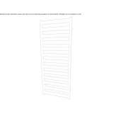 Towel warmer made of powder-coated steel, mounted to the wall Stawell