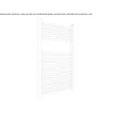 Steel towel warmer for hot water Favara