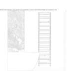 Vertical carbon steel towel warmer Alesd