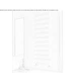 Vertical, wall-mounted towel warmer made of carbon steel Alesd