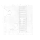 Vertical, wall-mounted decorative radiator made of carbon steel Alesd