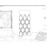Vertical aluminum panel radiator mounted on the wall Barkham