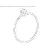 Metal towel ring Losice