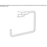 Metal towel ring Wideopen