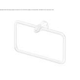 Stainless steel towel ring Loceri