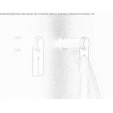 Stainless steel towel hook Cachon
