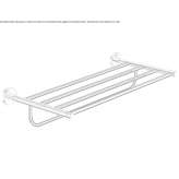 Metal towel rack Oboga