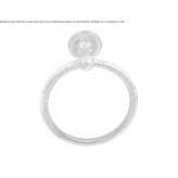 Brown towel ring Gilman
