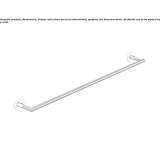 Self-adhesive towel rack Usseglio