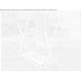 Free-standing towel rack made of powder-coated aluminum Luhanka