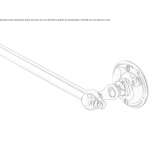 Brass towel rack Buchy