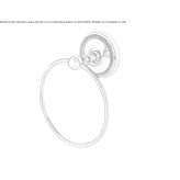 Brass towel ring Leymen