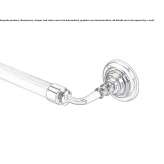 Crystal and brass towel rack Oencia