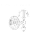 Brass towel rack Cesme