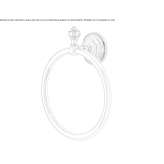 Brass towel ring Sanka