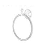 Brass towel ring Rustic