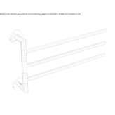 Swivel towel rack Hallines