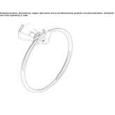 Towel ring Jerzens