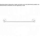 Stainless steel towel rack Trier