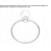 Stainless steel towel ring Trier