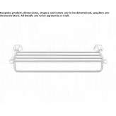 Stainless steel towel rack Trier