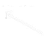 Stainless steel towel rack Otisheim