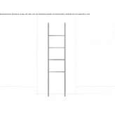 Free-standing stainless steel towel rack Huescar