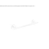 Stainless steel towel rack Otisheim