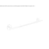 Stainless steel towel rack Otisheim