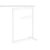 Freestanding brass towel rack Osiek