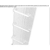 Stainless steel towel rack Sennfeld