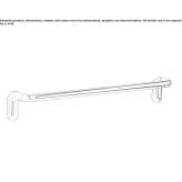 Metal towel rack Commer