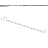 Stainless steel towel rack Nidzica