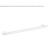Metal towel rack Wideopen