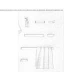 Brass towel rack Arne