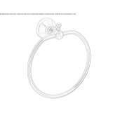 Metal towel ring Eresing