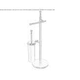 Freestanding metal towel rack Eresing