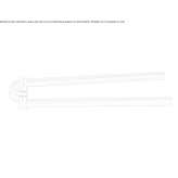 Swivel stainless steel towel rack Wendtorf