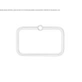 Stainless steel towel ring Demonte