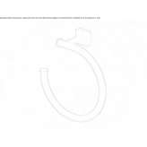 Brass towel ring Tomra