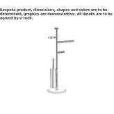 Metal toilet brush Weibern