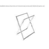 Free-standing towel rack in chrome-plated brass Stazione