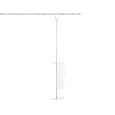 Floor column in chrome-plated brass Yauya